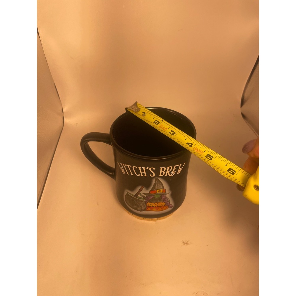 Cobwebs and Cauldrons Witches Brew Black Halloween Mug - Picture 7 of 7